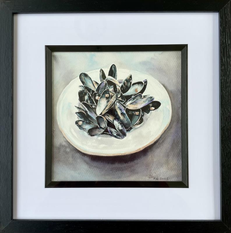 A bowl of mussels